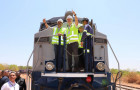 Governador Wanderlei Barbosa e o ministro dos Transportes, Renan Filho, inauguram o terminal rodoferroviário de Alvorada