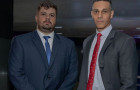 Advogado Diogo Esteves Pereira e o juiz federal do Trabalho, Maximiliano Carvalho