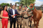 Governador Wanderlei Barbosa entrega cavalos que irão compor o Regimento de Polícia Montada