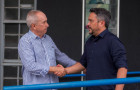 Presidente da Câmara de Araguaína, Max Fleury (MDB) em reunião com o presidente do SRA, Wagner Borges.