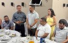 Max Fleury recebe vereadores e o prefeito Wagner Rodrigues em jantar para fortalecer diálogo entre os poderes