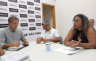 Reunião entre a direção do Sintet e o prefeito de Araguaína, Wagner Rodrigues, que resultou no fim da greve da educação com avanços para a categoria. 