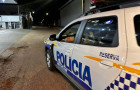 Polícia isolou o local após a tentativa de assalto e os disparos