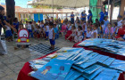 As ações educativas na Creche Mãe de Deus ocorreram no sentido de de conscientizar as crianças sobre segurança no trânsito desde a infância.