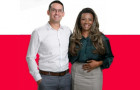 Maria Santana e Marcelo Leineker, da chapa 28 Acolhimento e União