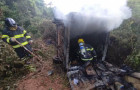 Bombeiros combateram o fogo na zona rural de Araguatins 