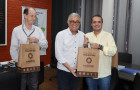  Marcos Tognato - Relações Institucionais da Gol, Hercy Filho - Secretário do Turismo, e o vice-prefeito de Araguaína, Israel Guimarães