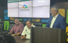 Presidente da Assembleia Legislativa do Tocantins, Amélio Cayres, durante visita à Câmara Mun. de Araguaína. 