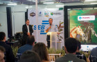 Prefeito Wagner Rodrigues durante discurso na abertura da 57ª Expoara, reforçando o apoio da gestão ao agronegócio e à valorização do produtor rural.
