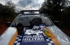 Drogas apreendidas pela Força Tática da Polícia Militar durante ação em Araguaína. A PM segue firme no combate ao tráfico na região.