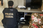 PF apreende material e prende suspeito em flagrante