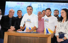 O governador Wanderlei Barbosa lança o programa Tocantins no Pódio, iniciativa voltada à valorização do esporte em todas as faixas etárias nos 139 municípios do estado 