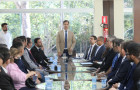Prefeito em exercício de Palmas, Pastor Carlos Velozo, em reunião com o secretariado.