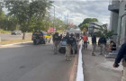 Ao tentar fugir, homem entrou no perímetro urbano de Araguaína em alta velocidade e acabou colidindo com outro carro próximo à rotatória da Avenida Filadélfia