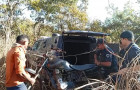Moto encontrada por brigadistas foi levada por equipe da GMP até delegacia 