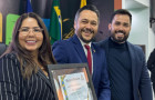 Presidente Max Fleury destaca projeto de trazer a primeira indústria de cosméticos do Norte do país para Araguaína com apoio do empresário.
