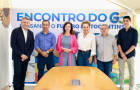 Prefeitos e senadora Dorinha unidos pelo futuro do Tocantins: Josi Nunes (Gurupi), Wagner Rodrigues (Araguaína), Eduardo Siqueira Campos (Palmas), Ronivon Maciel (Porto Nacional), Celso Moraes (Paraíso) e a senadora Dorinha reforçam compromisso com desenv