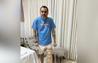 Governador Wanderlei Barbosa rompe ligamentos do joelho e passará por cirurgia.