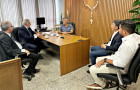 Durante a visita, Laurez Moreira apresentou gestores que farão a interlocução com o Legislativo