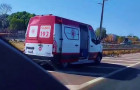 O acidente aconteceu por volta das 8h deste domingo (8), no setor Jardim Aureny IV.