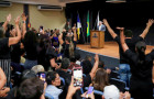 Cerimônia de anúncio contou com representantes da comissão dos aprovados