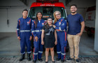 O reencontro emocionou familiares, servidores e amigos, reforçando a importância do trabalho dedicado dos profissionais do serviço de urgência.