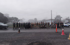 Mais de 25 policiais civis e militares participaram da ação 