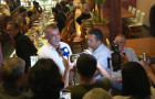 Amélio Cayres durante encontro com profissionais da imprensa em Palmas, nesta segunda-feira (2) (Foto: Divulgação/Assessoria)