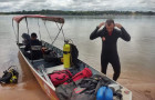 Bombeiros fazem buscas por criança que desapareceu no Rio Tocantins, em Tocantinópolis 