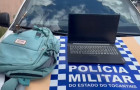 Notebook pertencente à rede municipal de ensino foi recuperado pela polícia