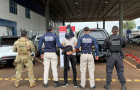 Suspeito foi entregue na fronteira do Brasil com Paraguai 