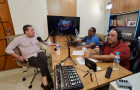 Vanderlei Luxemburgo durante entrevista ao podcast Eco da Voz, em Augustinópolis 