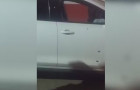 Carro foi atingido por disparos em Lajeado 