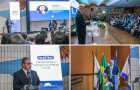 Ministros do STJ Afrânio Vilela e Teodoro Silva Santos durante evento no TCETO, em Palmas