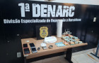 Grande quantidade de dinheiros e drogas apreendidos pela PCTO em Palmas 