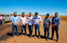 Governador Wanderlei Barbosa vistoria serviços que estão sendo executados na rodovia TO-010, principal rota alternativa utilizada após a interdição da ponte entre Tupirama e Pedro Afonso 