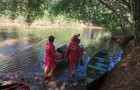 Equipes de mergulho do Corpo de Bombeiros realizam buscas no Rio Lontra, em Araguaína 