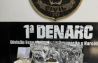 Drogas de alto valor e demais apetrechos apreendidos pela PC em Palmas 