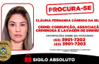 Cláudia Fernanda Cândido da Silva é considerada foragida 
