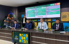 Vereador Max Fleury (MDB) durante sessão que o reelegeu presidente da Câmara de Araguaína 