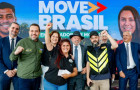 Presidente Luiz Inácio Lula da Silva durante lançamento do MOVE Brasil Entregadores e MotoApp 