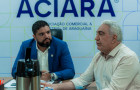 Laurez Moreira se reuniu com empresários da Aciara e assinou termo de compromisso voltado ao fortalecimento do setor produtivo.