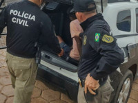 Homem foi preso pela Polícia Civil ainda em flagrante 