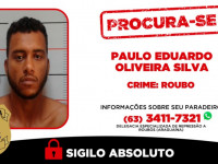 Informações que possam levar ao seu paradeiro podem ser repassadas à DRR - Araguaína, por meio do whatsapp (63) 3411 7321 