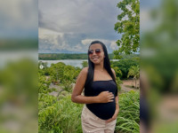 Myllena Ferreira de Amorim, biomédica e empresária, morreu após colisão de trânsito em Araguaína; ela estava grávida de seis meses.