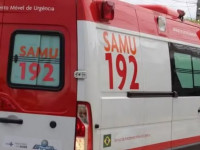 O Samu foi acionado para o ocorrência.