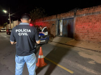 Polícia Militar isolou a área após a tentativa de homicídio registrada no Setor Raizal, em Araguaína.