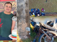 Alexandre Amaral dos Santos, de 54 anos, morreu após colisão contra poste em Araguaína