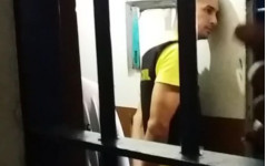 Robson Barbosa preso na Casa de Prisão Provisória de Araguaína.