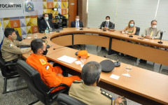 Anúncio do concurso ocorreu na Sala de Reuniões do Palácio Araguaia.